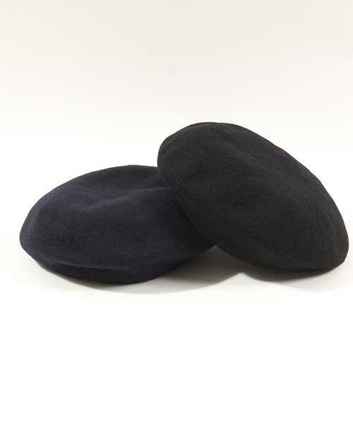 Mighty Shine（マイティシャイン）の「mko5731-CAMBIO別注 Mighty Shine Wool Beret ベレー帽（ハンチング/ベレー帽・メンズ・ネイビー/ブラック・FREE）」の13枚目の写真