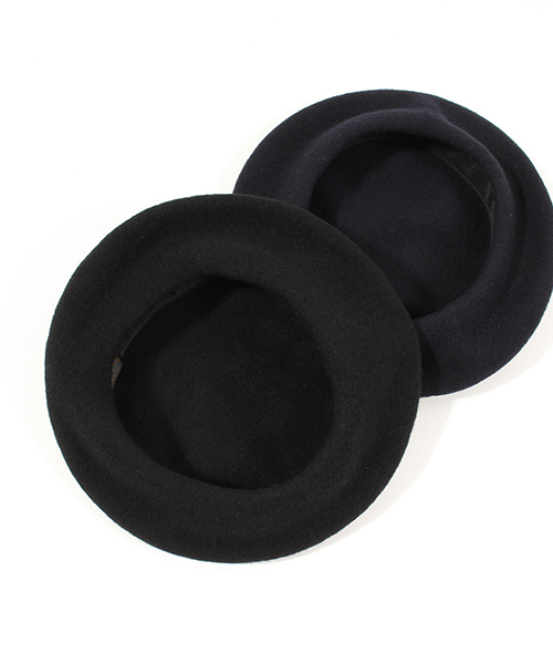 Mighty Shine（マイティシャイン）の「mko5731-CAMBIO別注 Mighty Shine Wool Beret ベレー帽（ハンチング/ベレー帽・メンズ・ネイビー/ブラック・FREE）」の16枚目の写真