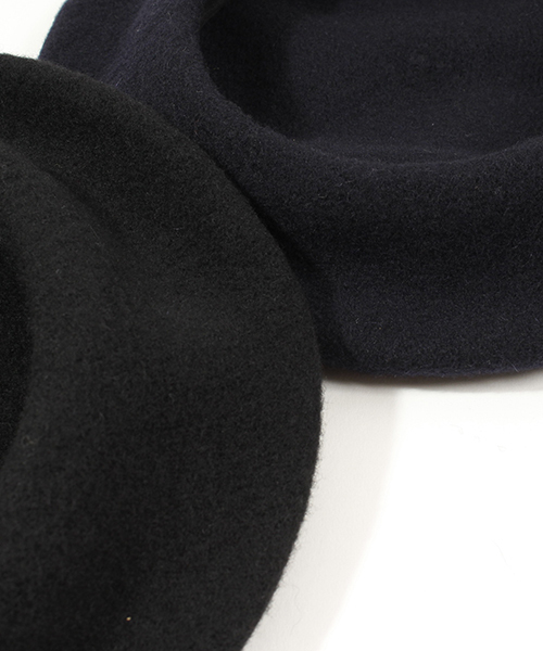 Mighty Shine（マイティシャイン）の「mko5731-CAMBIO別注 Mighty Shine Wool Beret ベレー帽（ハンチング/ベレー帽・メンズ・ネイビー/ブラック・FREE）」の17枚目の写真