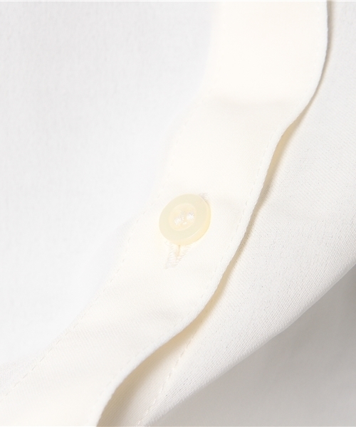 earth music&ecology(アースミュージックアンドエコロジー)の「とろみシャツワンピース(シャツワンピース・レディース・オフホワイト/ライトグレー/ネイビー/ストライプ・FREE)」の13枚目の写真