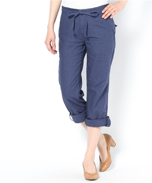 coen（コーエン）の「SMITH（スミス）綿麻イージーパンツ（その他パンツ・レディース・ネイビー/オフホワイト/ダークブラウン/オリーブ・MEDIUM/LARGE）」の7枚目の写真