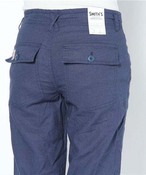 coen（コーエン）の「SMITH（スミス）綿麻イージーパンツ（その他パンツ・レディース・ネイビー/オフホワイト/ダークブラウン/オリーブ・MEDIUM/LARGE）」の9枚目の写真