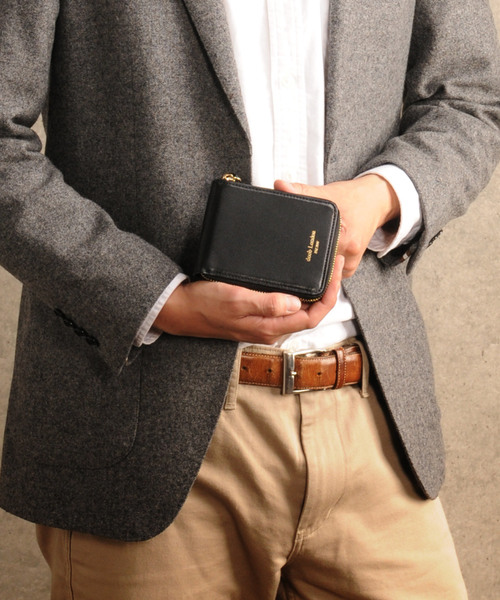 【セール】[doob London]ゴートレザーミニ財布（財布）｜doob London（ドゥーブロンドン） 6,300円
