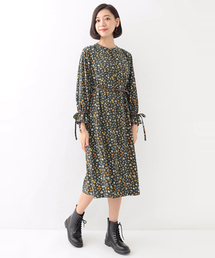 Earth Music Ecology アースミュージックアンドエコロジー の 広瀬すずさんコラボ キャンディスリーブ花柄ワンピース ワンピース Wear