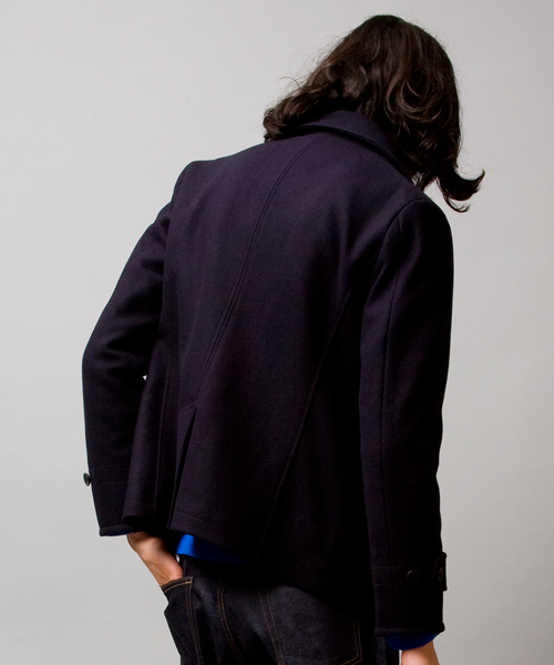 BEAUTY&YOUTH UNITED ARROWS(ビューティーアンドユースユナイテッドアローズ)の「BY ∴ メルトン タイト PコートÅ◆(ピーコート・メンズ・ブラック/ベージュ/ネイビー・SMALL/MEDIUM/LARGE/X-LARGE)」の8枚目の写真