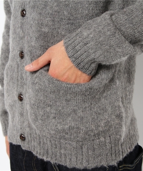 CIAOPANIC（チャオパニック）の「【Ciaopanic】ブリティッシュシャギーVC/D（カーディガン/ボレロ・メンズ・ダークグレー/その他/ブラウン/グリーン系その他/ベージュ/マスタード/レッド・MEDIUM/LARGE）」の10枚目の写真