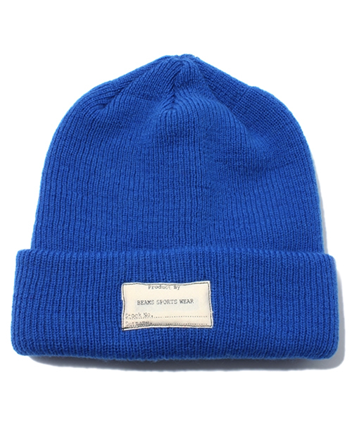 BEAMS（ビームス）の「□BEAMS / 縮絨ニットキャップ（ニットキャップ/ビーニー・メンズ・ブラック/カーキ/レッド/グリーン/ブルー/ネイビー・ONE SIZE）」の5枚目の写真