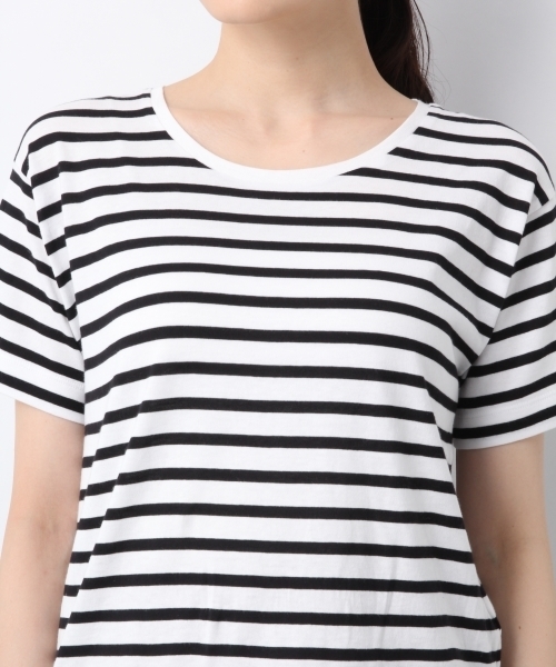 LEPSIM(レプシィム)の「ADDICOTTOボーダーTEE 779759(Tシャツ/カットソー・レディース・ホワイト×ブラック/ホワイト×グレー/ベージュ系その他・MEDIUM/LARGE)」の15枚目の写真