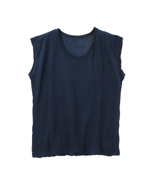 Plantation（プランテーション）の「ｴｼﾞﾌﾟﾄｺｯﾄﾝⅡ（Tシャツ/カットソー・レディース・ホワイト/ライトグリーン/ブルー/ネイビー/ライトグレー/ブラック・M size）」の5枚目の写真