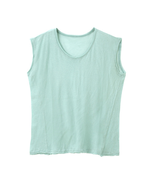 Plantation（プランテーション）の「ｴｼﾞﾌﾟﾄｺｯﾄﾝⅡ（Tシャツ/カットソー・レディース・ホワイト/ライトグリーン/ブルー/ネイビー/ライトグレー/ブラック・M size）」の4枚目の写真