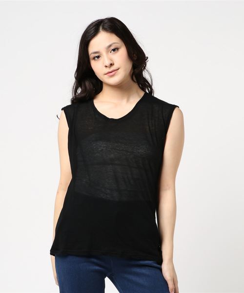 Plantation（プランテーション）の「ｴｼﾞﾌﾟﾄｺｯﾄﾝⅡ（Tシャツ/カットソー・レディース・ホワイト/ライトグリーン/ブルー/ネイビー/ライトグレー/ブラック・M size）」の10枚目の写真