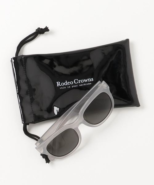 Rodeo Crowns（ロデオクラウンズ）の「ミルキー サングラス（サングラス・レディース・グレー/アイボリー・FREE）」の3枚目の写真