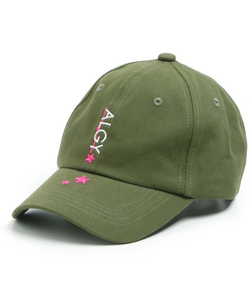 algy（アルジー）の「タテロゴスターキャップ（キャップ・キッズ・ブラック/レッド/カーキ・MEDIUM/SMALL）」の6枚目の写真