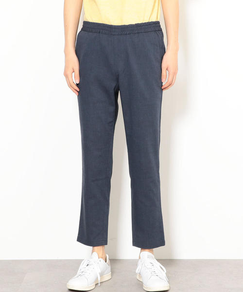 green label relaxing（グリーンレーベルリラクシング）の「SC STRC バーズアイイージー9分丈 クロップド パンツ ＜吸水速乾＞ ◆（その他パンツ・メンズ・ベージュ/ネイビー/ダークグレー・S/XL/XS/L/M）」の5枚目の写真