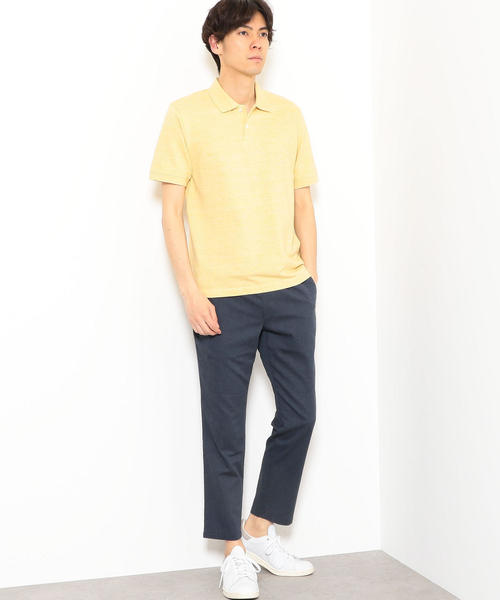 green label relaxing（グリーンレーベルリラクシング）の「SC STRC バーズアイイージー9分丈 クロップド パンツ ＜吸水速乾＞ ◆（その他パンツ・メンズ・ベージュ/ネイビー/ダークグレー・S/XL/XS/L/M）」の7枚目の写真