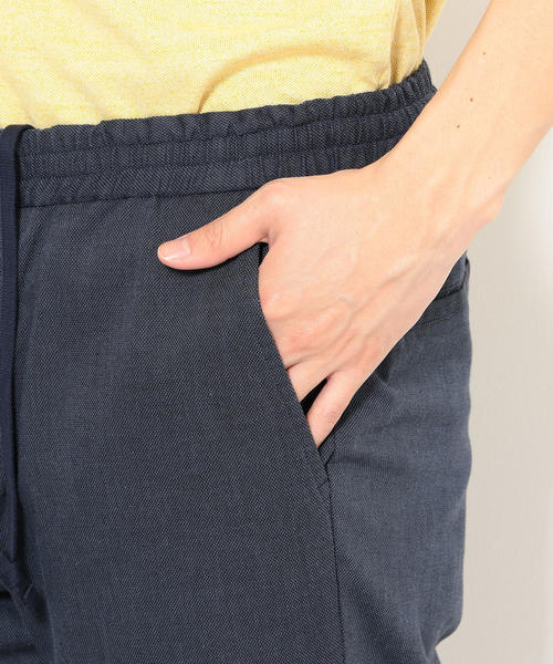 green label relaxing（グリーンレーベルリラクシング）の「SC STRC バーズアイイージー9分丈 クロップド パンツ ＜吸水速乾＞ ◆（その他パンツ・メンズ・ベージュ/ネイビー/ダークグレー・S/XL/XS/L/M）」の9枚目の写真