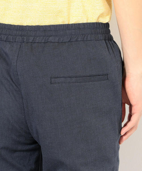 green label relaxing（グリーンレーベルリラクシング）の「SC STRC バーズアイイージー9分丈 クロップド パンツ ＜吸水速乾＞ ◆（その他パンツ・メンズ・ベージュ/ネイビー/ダークグレー・S/XL/XS/L/M）」の10枚目の写真