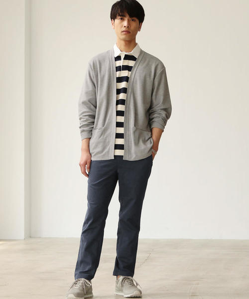 green label relaxing（グリーンレーベルリラクシング）の「SC STRC バーズアイイージー9分丈 クロップド パンツ ＜吸水速乾＞ ◆（その他パンツ・メンズ・ベージュ/ネイビー/ダークグレー・S/XL/XS/L/M）」の18枚目の写真