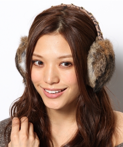 Ray BEAMS(レイビームス)の「□Casselini five avenue / スタースタッズ イヤーマフ(イヤーマフ・レディース・ライトブラウン・ONE SIZE)」の1枚目の写真