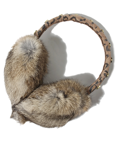 Ray BEAMS(レイビームス)の「□Casselini five avenue / スタースタッズ イヤーマフ(イヤーマフ・レディース・ライトブラウン・ONE SIZE)」の2枚目の写真