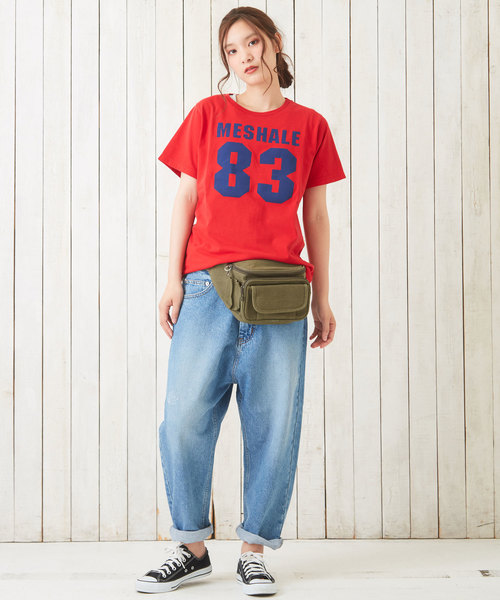 CUBE SUGAR(キューブシュガー)の「キャンバスウエストポーチ(ボディバッグ/ウエストポーチ・レディース・ブラック/カーキ・M)」の14枚目の写真