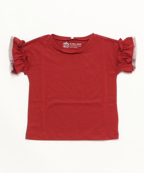 GLOBAL WORK（グローバルワーク）の「【キッズ】カットフリルスリーブT半袖/799699（Tシャツ/カットソー・キッズ・ネイビー/レッド/その他1/イエロー・SMALL/MEDIUM/LARGE/X-LARGE/XX-LARGE）」の8枚目の写真