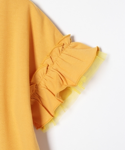 GLOBAL WORK（グローバルワーク）の「【キッズ】カットフリルスリーブT半袖/799699（Tシャツ/カットソー・キッズ・ネイビー/レッド/その他1/イエロー・SMALL/MEDIUM/LARGE/X-LARGE/XX-LARGE）」の16枚目の写真