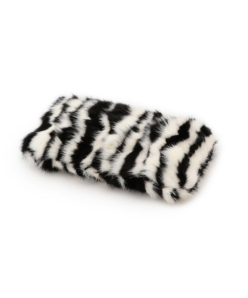 LOVELESS（ラブレス）の「【LOVELESS】モノトーンミンクストライプ2WAYファーショルダーバッグ（ショルダーバッグ・レディース・オフホワイト・FREE）」の11枚目の写真