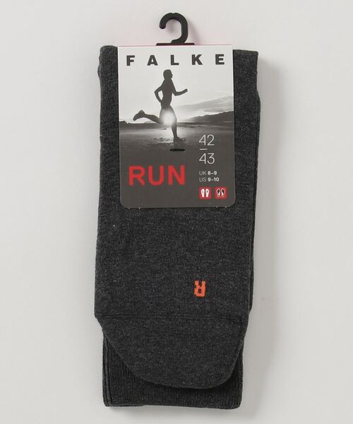 FALKE（ファルケ）の「FALKE / ファルケ　ラン RUN（ソックス/靴下・メンズ・チャコールグレー/ブラック/ネイビー/ホワイト/グレー/オレンジ/パープル/ナチュラル/ダークブラウン/ブルー/ベージュ・L/S）」の5枚目の写真