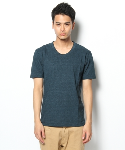 KATHARINE HAMNETT LONDON （キャサリンハムネットロンドン）の「MARBLE DYED VINTAGE / マーブルダイドヴィンテージＴシャツ（Tシャツ/カットソー・メンズ・ブルー/オレンジ/イエロー/ワイン/ホワイト・MEDIUM/LARGE/AL）」の6枚目の写真