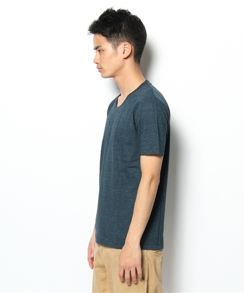 KATHARINE HAMNETT LONDON （キャサリンハムネットロンドン）の「MARBLE DYED VINTAGE / マーブルダイドヴィンテージＴシャツ（Tシャツ/カットソー・メンズ・ブルー/オレンジ/イエロー/ワイン/ホワイト・MEDIUM/LARGE/AL）」の7枚目の写真