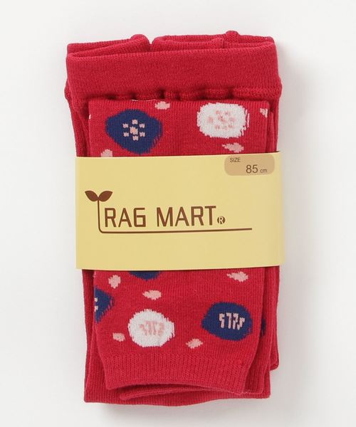 RAGMART（ラグマート）の「花柄レギンス（レギンス/スパッツ・キッズ・レッド/イエロー・85cm/95cm/105cm/115cm）」の3枚目の写真