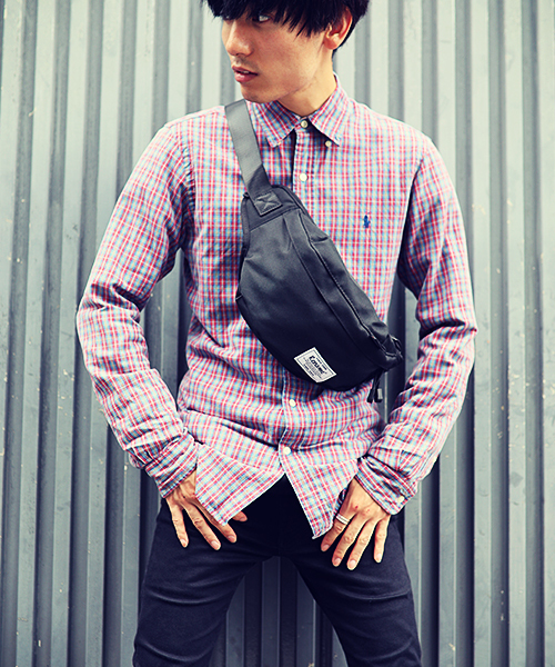 DEVICE（デバイス）の「Rename CORDURA ナイロン 軽量 ウエストバッグ ショルダーバッグ（ボディバッグ/ウエストポーチ・レディース・ブラック/ネイビー/ホワイト/カーキ/カモフラージュ・FREE）」の20枚目の写真