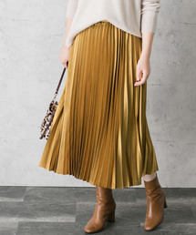 URBAN RESEARCH ROSSO WOMEN | サテンプリーツスカート(スカート)