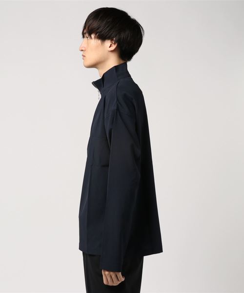 ASTRONOMY(アストロノミー)の「ポリトロ ストレッチ ハーフ ZIP ワイド ハイネック プルオーバー(Tシャツ/カットソー・メンズ・ブラック/ネイビー/ブルー/ワイン・M/L/XL)」の12枚目の写真