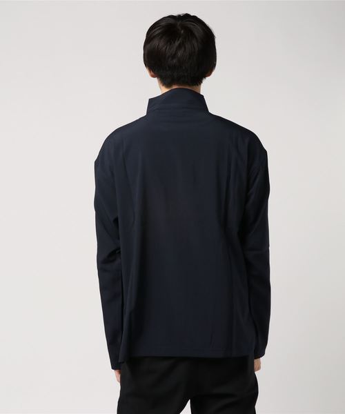 ASTRONOMY(アストロノミー)の「ポリトロ ストレッチ ハーフ ZIP ワイド ハイネック プルオーバー(Tシャツ/カットソー・メンズ・ブラック/ネイビー/ブルー/ワイン・M/L/XL)」の8枚目の写真