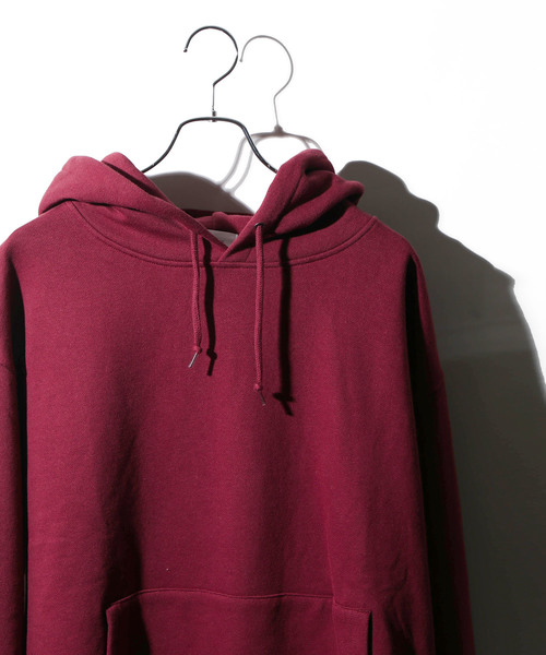 WEGO（ウィゴー）の「WEGO VINTAGE/ヘビーウェイトビッグシルエットパーカー（パーカー・メンズ・ブラック/ダークグリーン/ダークブラウン/オフホワイト/杢グレー/ワイン/グリーン系その他/ライトベージュ・MEDIUM/LARGE/X-LARGE）」の8枚目の写真