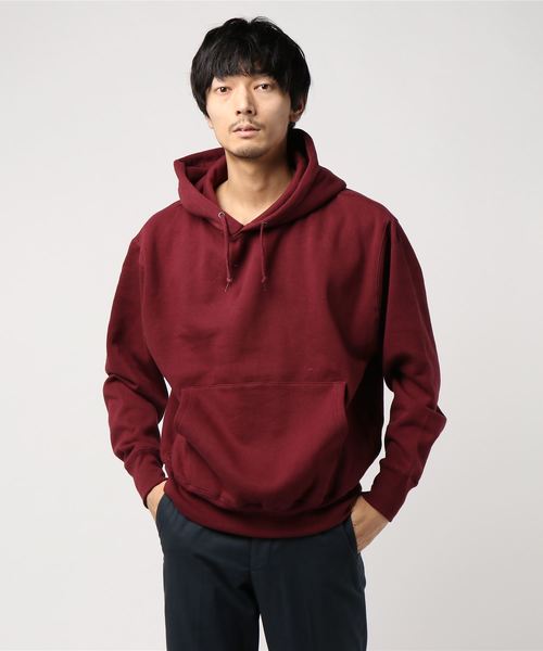 WEGO（ウィゴー）の「WEGO VINTAGE/ヘビーウェイトビッグシルエットパーカー（パーカー・メンズ・ブラック/ダークグリーン/ダークブラウン/オフホワイト/杢グレー/ワイン/グリーン系その他/ライトベージュ・MEDIUM/LARGE/X-LARGE）」の20枚目の写真