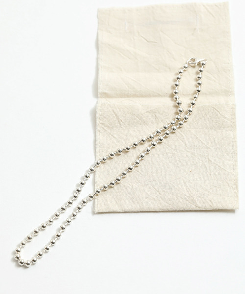 TODAYFUL（トゥデイフル）の「ボールチェーンネックレス（ネックレス・レディース・シルバー・FREE）」の3枚目の写真