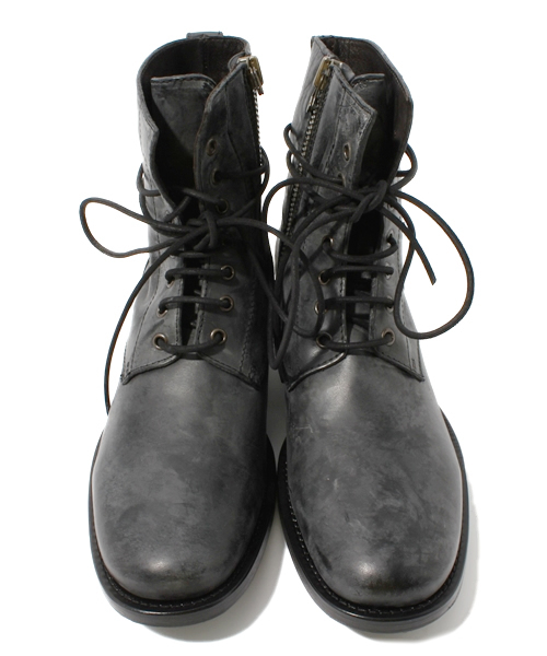 SETTING CRACKS（セッティングクラックス）の「【BUTTERO】レースアップサイドＺＩＰブーツ（ブーツ・メンズ・ブラック/ダークブラウン・SMALL/LARGE）」の11枚目の写真
