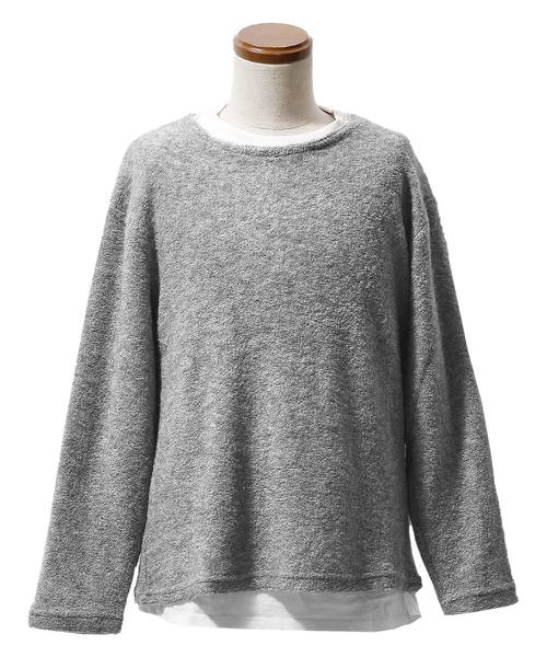 MinoriTY(マイノリティ)の「(2点セット)アンサンブル/ニットソー/ブークレパイル長袖+長袖(Tシャツ/カットソー・メンズ・ブラック/ネイビー/杢グレー/ワイン・M/L)」の15枚目の写真