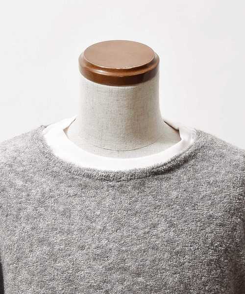 MinoriTY(マイノリティ)の「(2点セット)アンサンブル/ニットソー/ブークレパイル長袖+長袖(Tシャツ/カットソー・メンズ・ブラック/ネイビー/杢グレー/ワイン・M/L)」の19枚目の写真