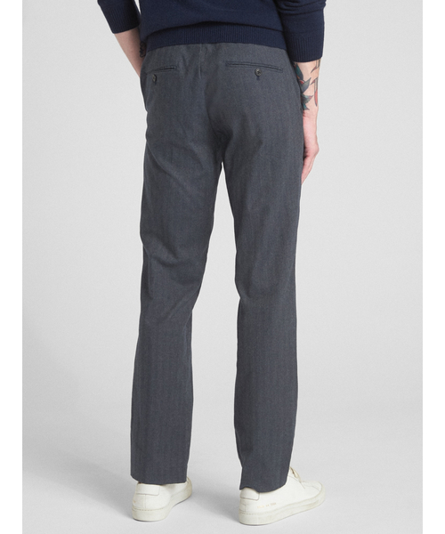 GAP（ギャップ）の「ストレートフィット ブラッシュド加工ツイルパンツ（Gapflex）（その他パンツ・メンズ・ブルー系その他/ヘザーグレー・29W 30L/31W 30L/28W 30L/32W 30L/32W 32L/33W 32L/36W 32L/30W 30L/31W 32L/34W 32L）」の3枚目の写真