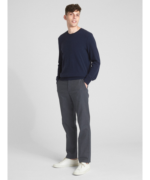 GAP（ギャップ）の「ストレートフィット ブラッシュド加工ツイルパンツ（Gapflex）（その他パンツ・メンズ・ブルー系その他/ヘザーグレー・29W 30L/31W 30L/28W 30L/32W 30L/32W 32L/33W 32L/36W 32L/30W 30L/31W 32L/34W 32L）」の4枚目の写真