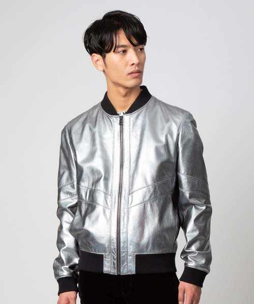 HUGO（ヒューゴ）の「レギュラーフィット ボンバー ジャケット イン