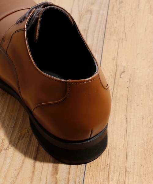 BICASH（ビカーシ）の「BICASH ビカーシ / Robe Pleine ロベプラン ストレートチップ 外羽根スタイリッシュ 本革フォーマルビジネスシューズ / RP-3002（ドレスシューズ・メンズ・ブラック/ダークブラウン/キャメル・40/41/42/43/44/39）」の4枚目の写真