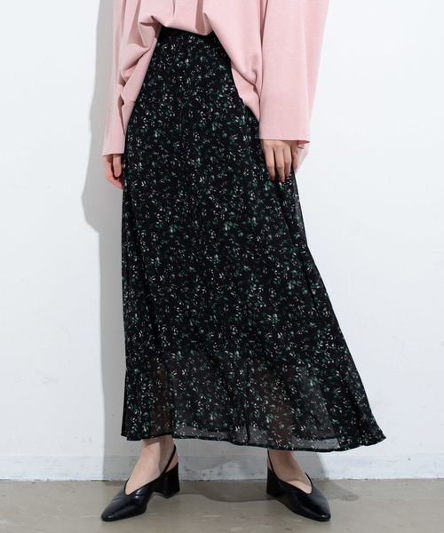 Aunt Marie's（アントマリーズ）の「AUNT MARIE'S クルミボタンFlowerマーメイドスカート（スカート・レディース・ブラック/レッド/グリーン・FREE）」の5枚目の写真
