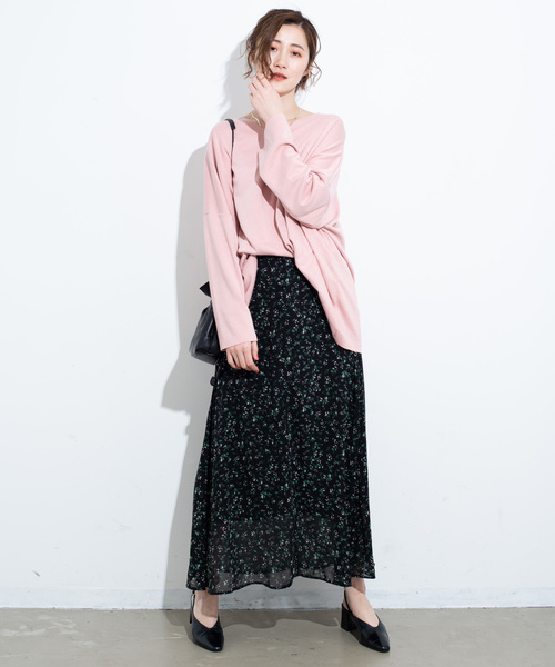 Aunt Marie's（アントマリーズ）の「AUNT MARIE'S クルミボタンFlowerマーメイドスカート（スカート・レディース・ブラック/レッド/グリーン・FREE）」の8枚目の写真