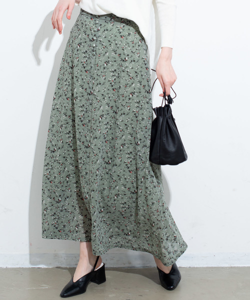 Aunt Marie's（アントマリーズ）の「AUNT MARIE'S クルミボタンFlowerマーメイドスカート（スカート・レディース・ブラック/レッド/グリーン・FREE）」の11枚目の写真