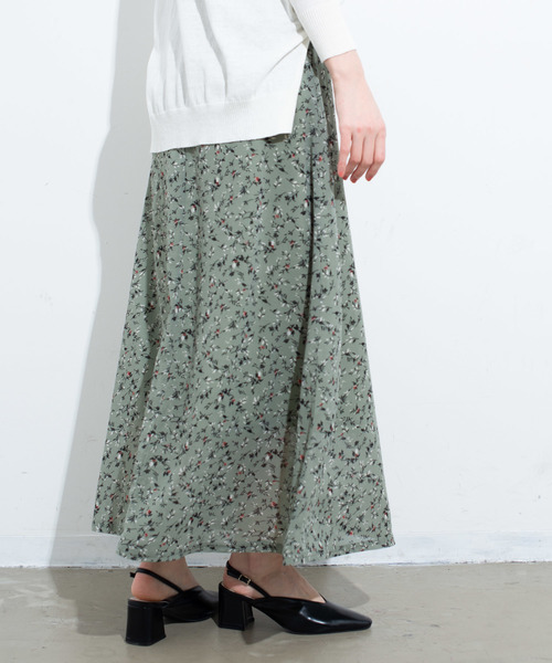 Aunt Marie's（アントマリーズ）の「AUNT MARIE'S クルミボタンFlowerマーメイドスカート（スカート・レディース・ブラック/レッド/グリーン・FREE）」の12枚目の写真